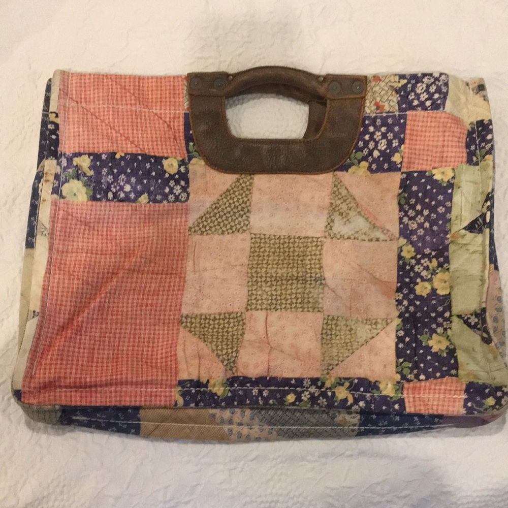 Kapital (Japan) Patchwork & Leather Carryall EUC
